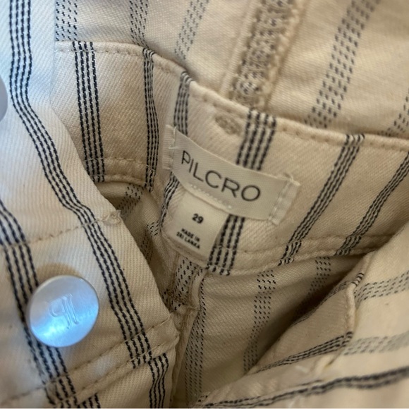 Pilcro Railroad Stripe Overalls - Picture 11 of 11